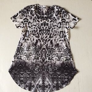 Style & Co print blouse